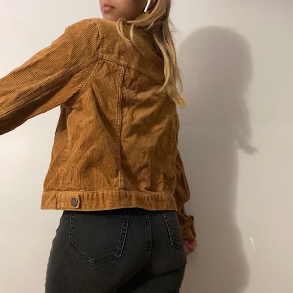 brown jean jacket - Picture 1 of 2